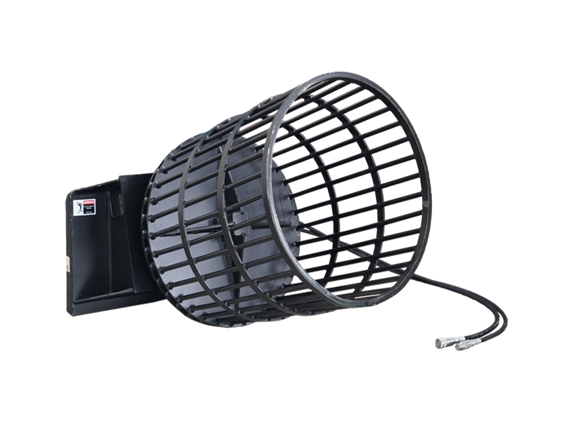 Производите революцию в уборке мусора с помощью роторного камнеуборочного комбайна Skid Steer