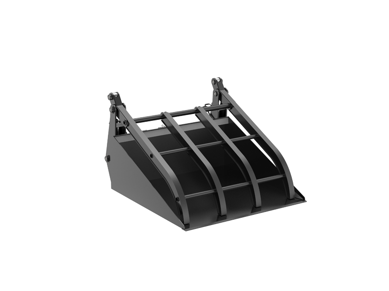 Измените подход к обработке материалов с помощью ковша для вилочного погрузчика с гидравлическим захватом